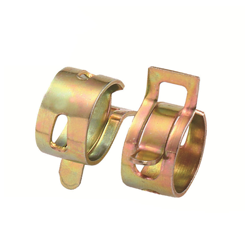 Metal Spring Clamps Zinc Spring Steel Hose Clamping Safety Spring Clip Adjustable Tube Clamps