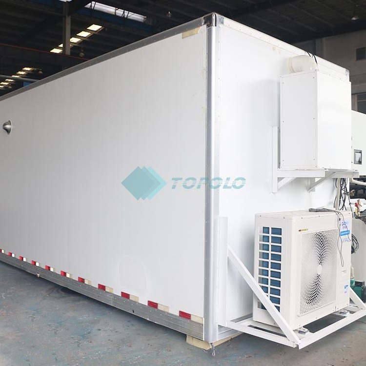 TOPOLO insulation frp sandwich panel CKD Refrigerated Trucks Body For Sale