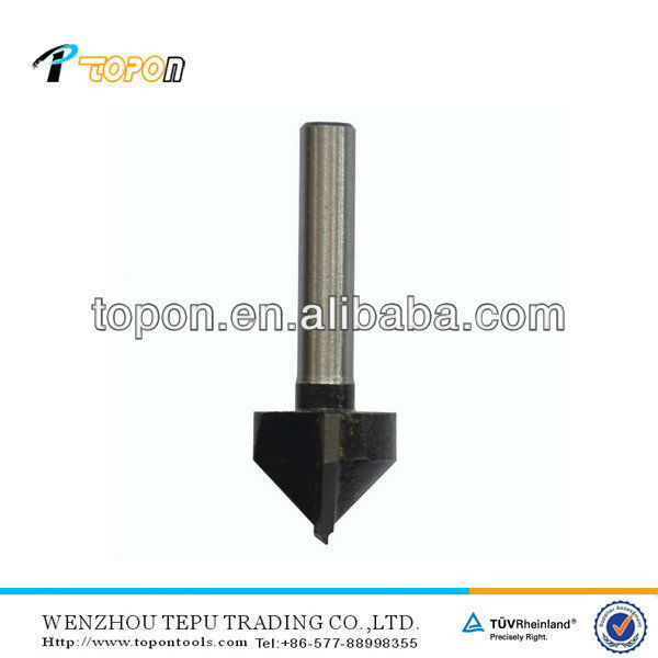 TCT Router Bit Good Sale 90 Degree V Type Slotting Cutter