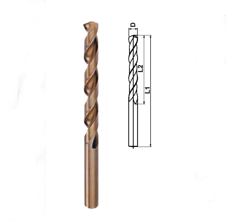 0.3-13mm fully ground hss twist drills bits DIN338 drilling tool