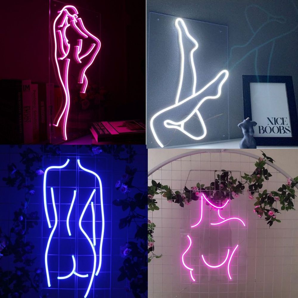 Custom Neon Signs Body Sexy Girl Woman Wall Decor Art Bedroom Led Wedding Hot Sale Neon Signs for Wall Decor Multi Color