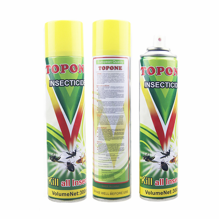 2023Topone Brand 300ml Fly Insect Killer Insecticide Spray For Different Fragrance