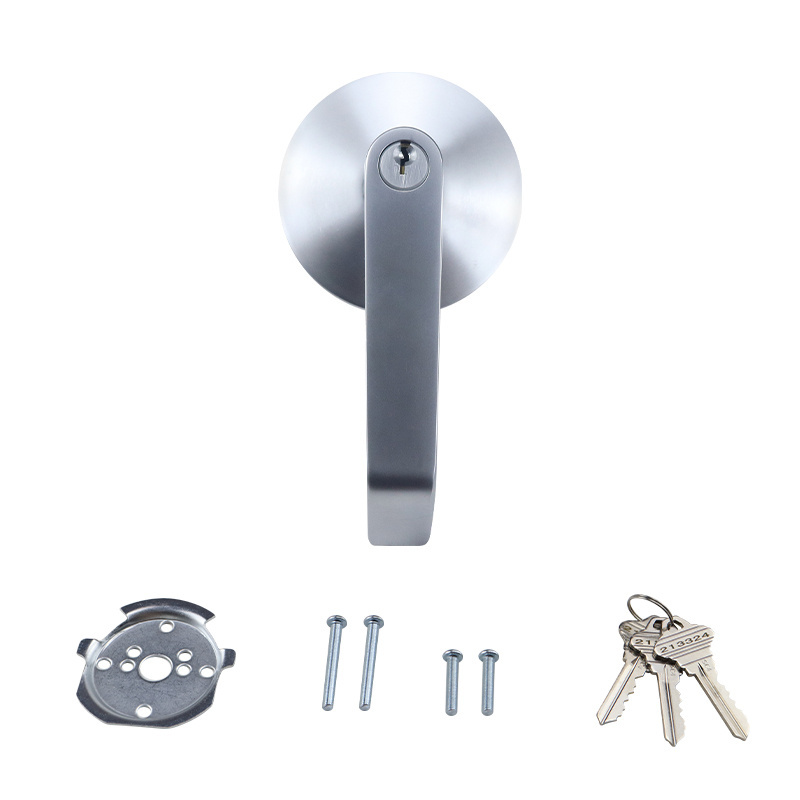 017P New Products Ansi Push Panic Exit Device Stainless steel lever trim door lock manufacturer lever for exit device