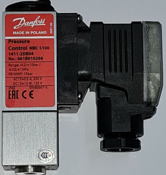 Original Dan-foss pressure Sensor Switch MBC MBC5100 series MBC5100 061B510066 061B100266 Heavy Duty Pressure Switch