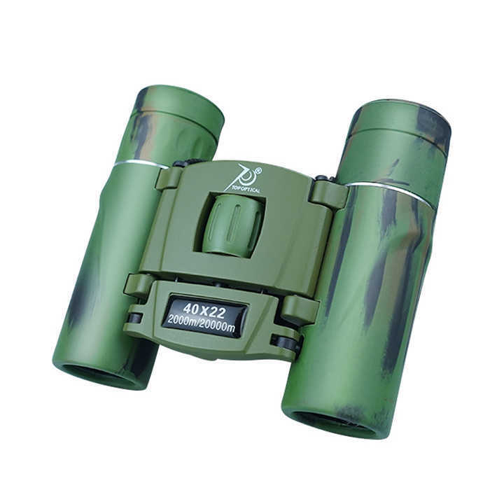 40X22 Outdoor Science Non-slip Portable Folding Compact Mini Pocket Kids Binoculars Toy