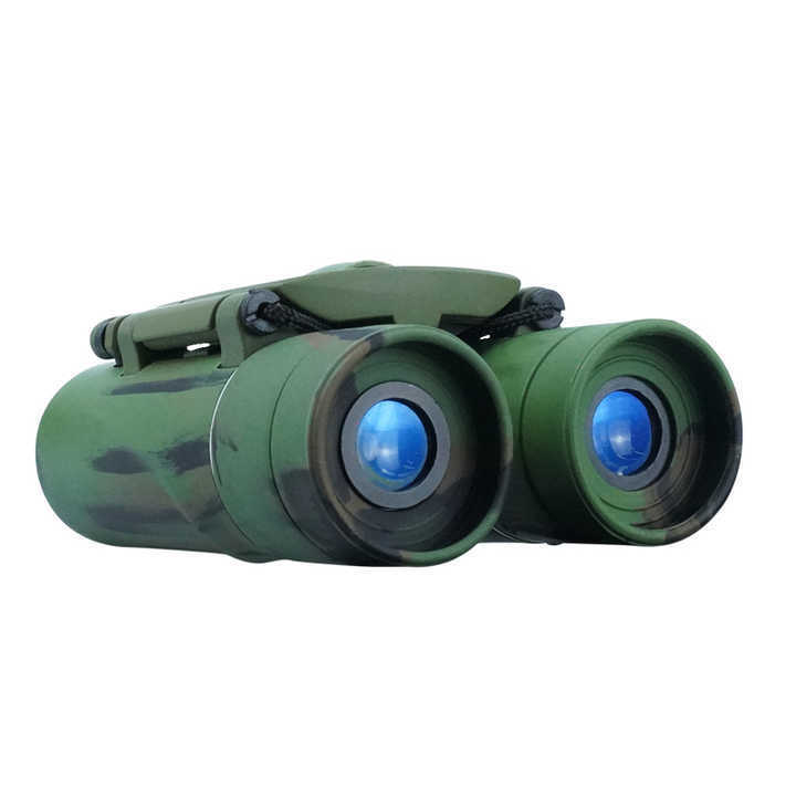 40X22 Outdoor Science Non-slip Portable Folding Compact Mini Pocket Kids Binoculars Toy