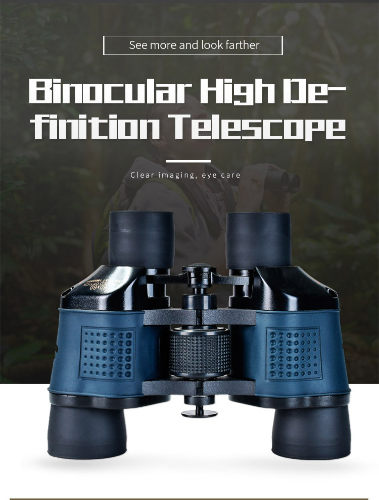 Hot Selling 60X60 Porro Prism Telescope Long-Distance Infrared Night Vision Adult Thermal Binoculars Outdoor Sports