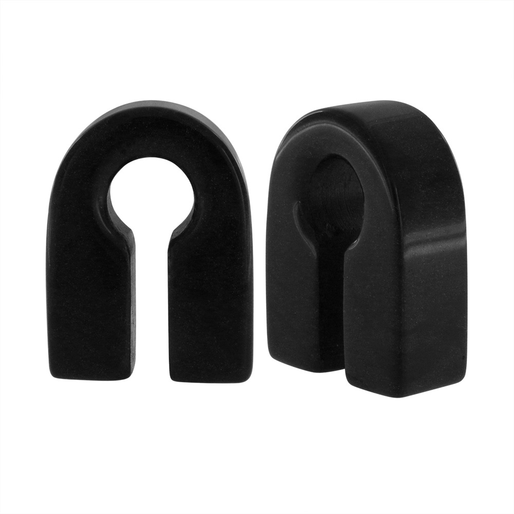 New Arrival Tunnel 4G Gauge Black Remover Spiral Wax Plug Earring 8Mm Screw Stud Stone Ear Piercing