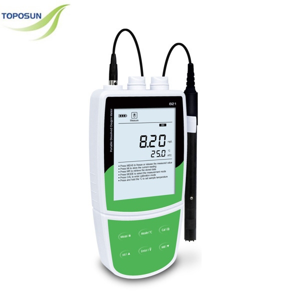 TPS-Bante821 CE certified Portable Dissolved Oxygen Meter, Handheld DO Meter for Surface and Groundwater Monitoring