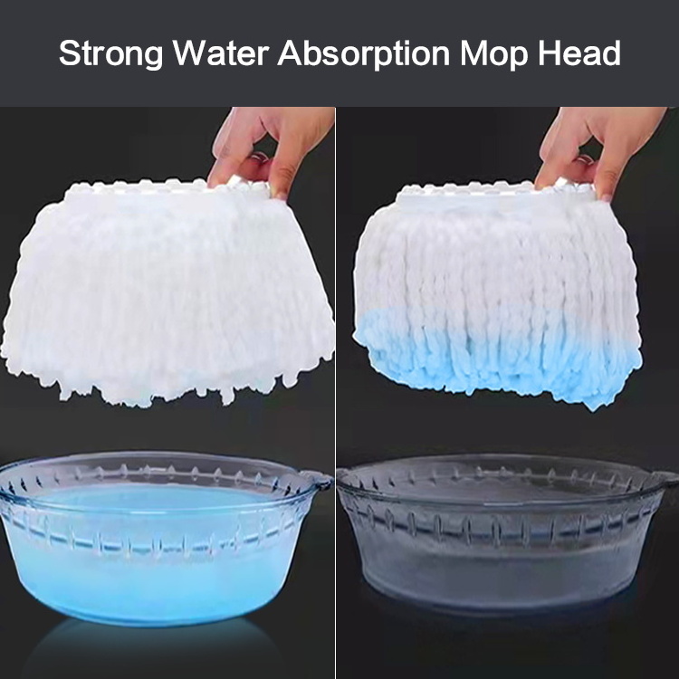 TOPOTO Manufacturers Cheap 360 Rotating Magic Mop With Bucket Flat Mop Bucket Microfiber Cloth Cleaning Floor