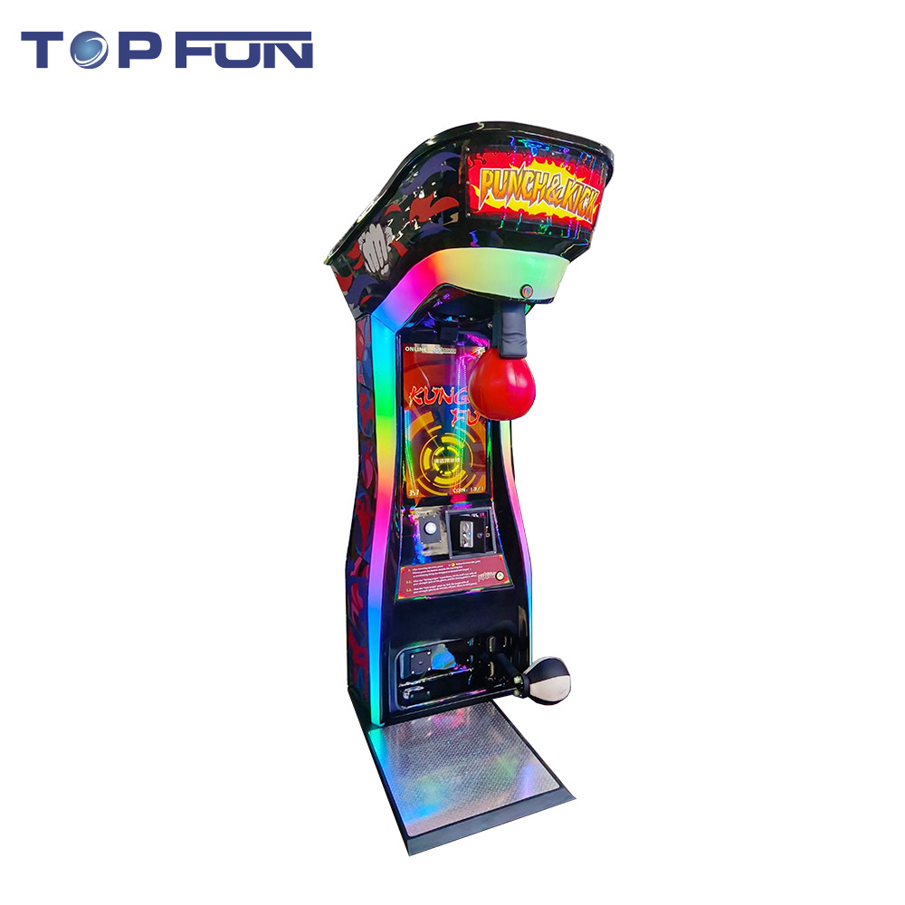 Amusement Park Equipement Coin Operated Boxing Arcade Machine Indoor Sport Punch Boxing Game Machine