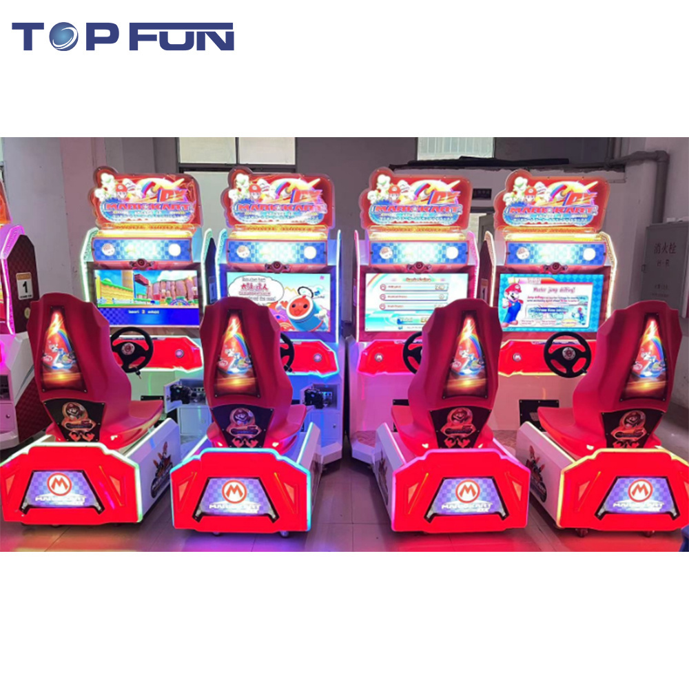 Mario Cart Machine Amusement Coin Operated Mario Kart Arcade Car Racing Game Machine ...