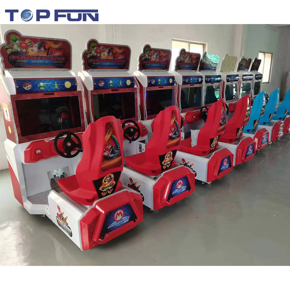 Mario Cart Machine Amusement Coin Operated Mario Kart Arcade Car Racing Game Machine ...