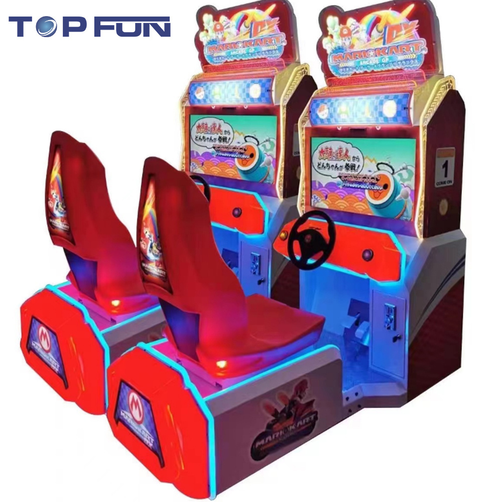 Mario Cart Machine Amusement Coin Operated Mario Kart Arcade Car Racing Game Machine ...