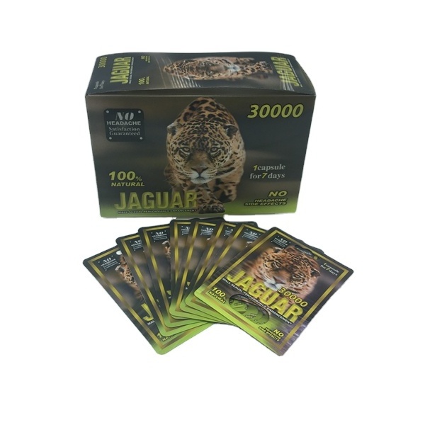 Custom Logo Rhino 69 Sex Pills Male Enhancement Pills Jaguar 1000k Capsule Card Blister Packaging 3d Paper Plastic Display Pack