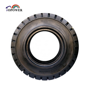 24 inch solid tyre tubeless 12.00-24 port tire used on ports and steel mill  container crane