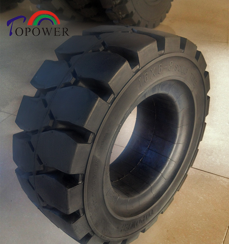 Material Handling Equipment Pneumatic Rim Solid Tire 16X6-8 and Rubber Tyre16X6-8