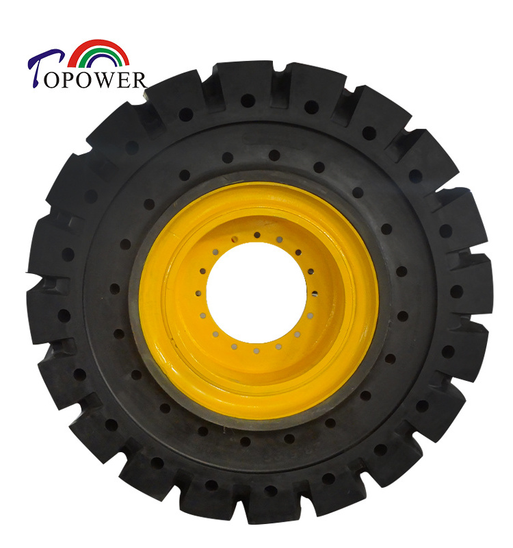 Factory Supply High Load Gantry Crane Front Crane Tire Wheel Loader Solid Tire OTR Tire 23.5-25 23.5x25 23.5*25