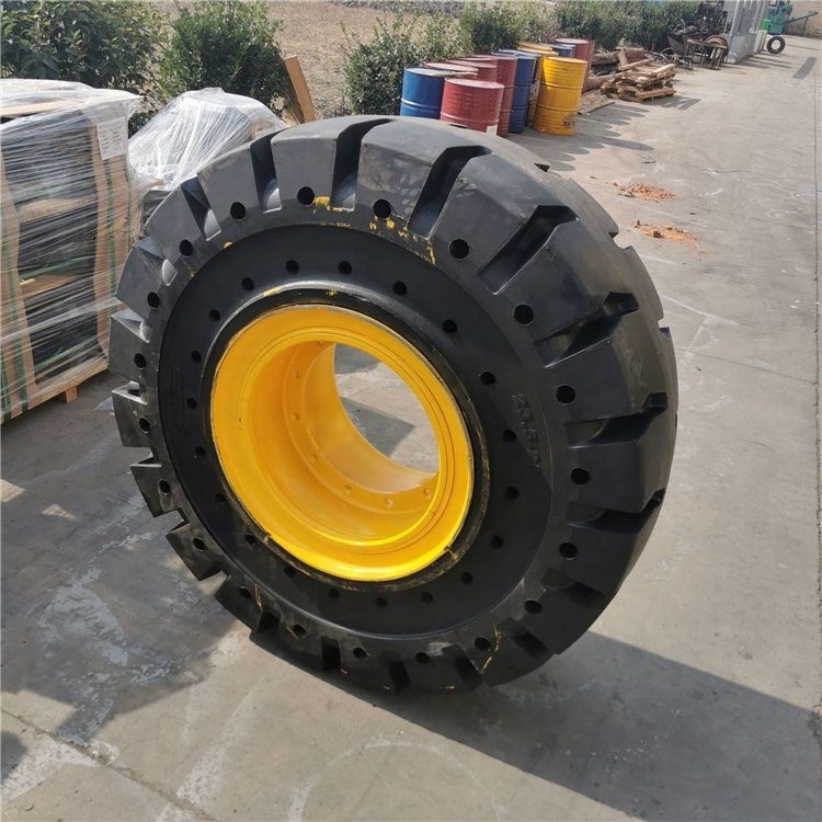 Factory Supply High Load Gantry Crane Front Crane Tire Wheel Loader Solid Tire OTR Tire 23.5-25 23.5x25 23.5*25