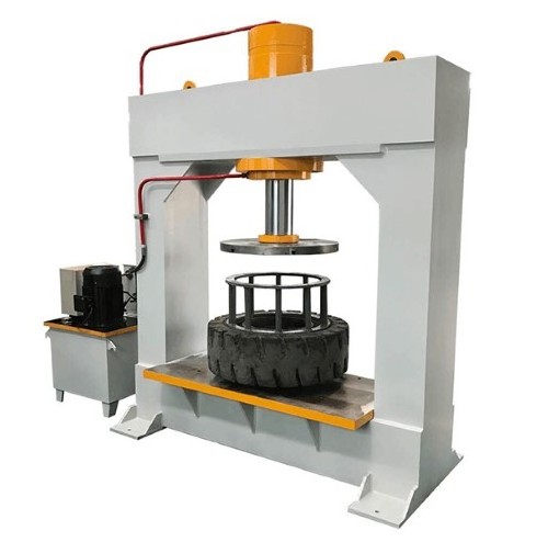 120 Ton Hydraulic forklift solid tire press machine