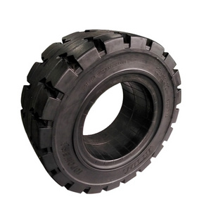 Solid rubber tire used for forklift industrial trailer skid steer loader telehandler wheel loader manlift