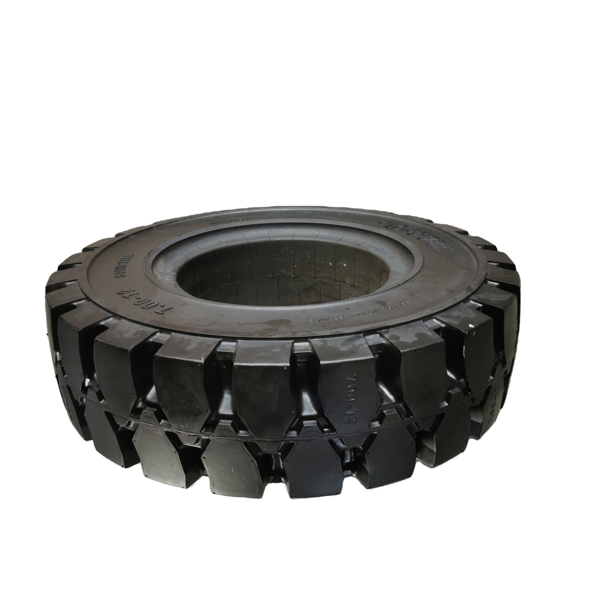 Hot Selling Forklift Parts 700-12 TOPOWER brand 12 inch solid tire 7.00-12  7x12