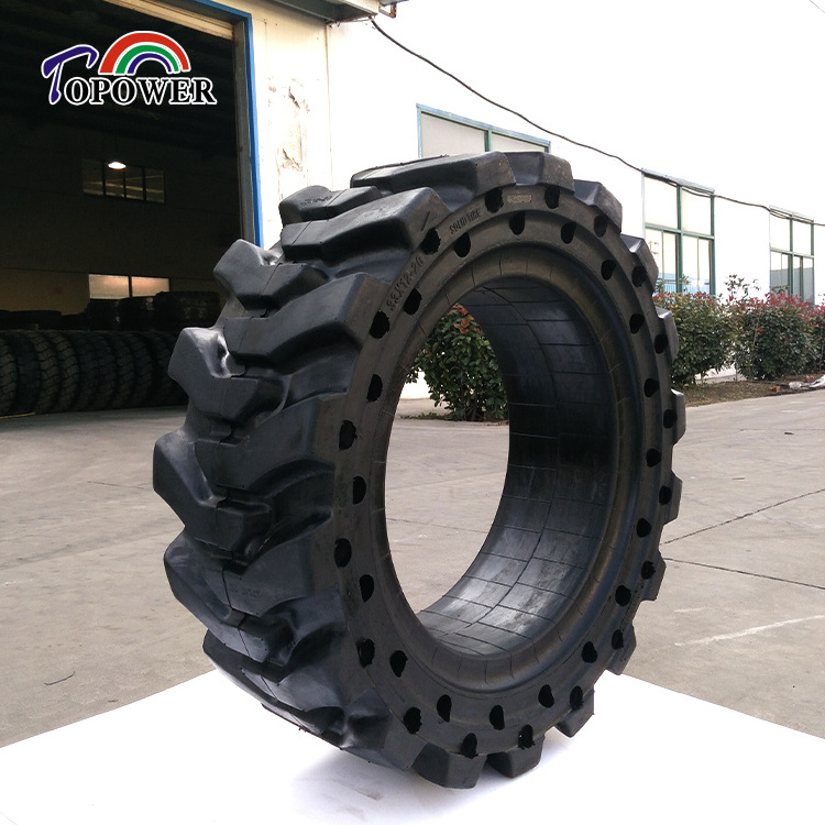 Skid steer solid tire 12x16.5 solid loader tire 33x12x20