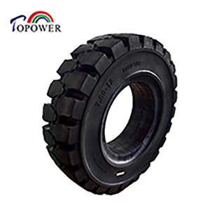 Solid rubber tire used for forklift industrial trailer skid steer loader telehandler wheel loader manlift