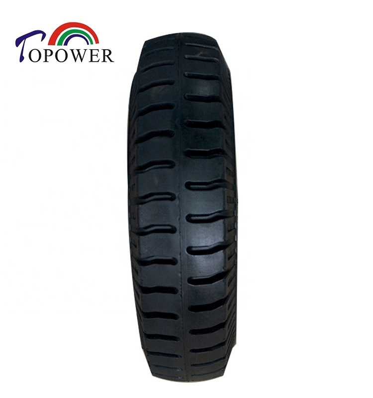 TOPOWER High quality trailer tire and wheel and  tire 4.00-8 tractor trailer tires