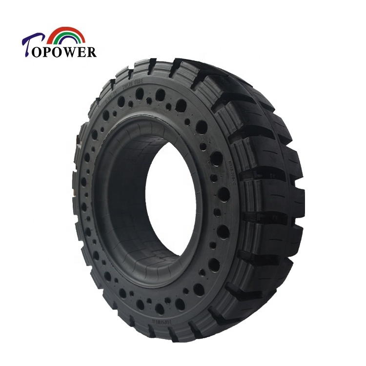 High quality Warehouse and port use 700x12 industrial forklift truck solid tire 7.00-12