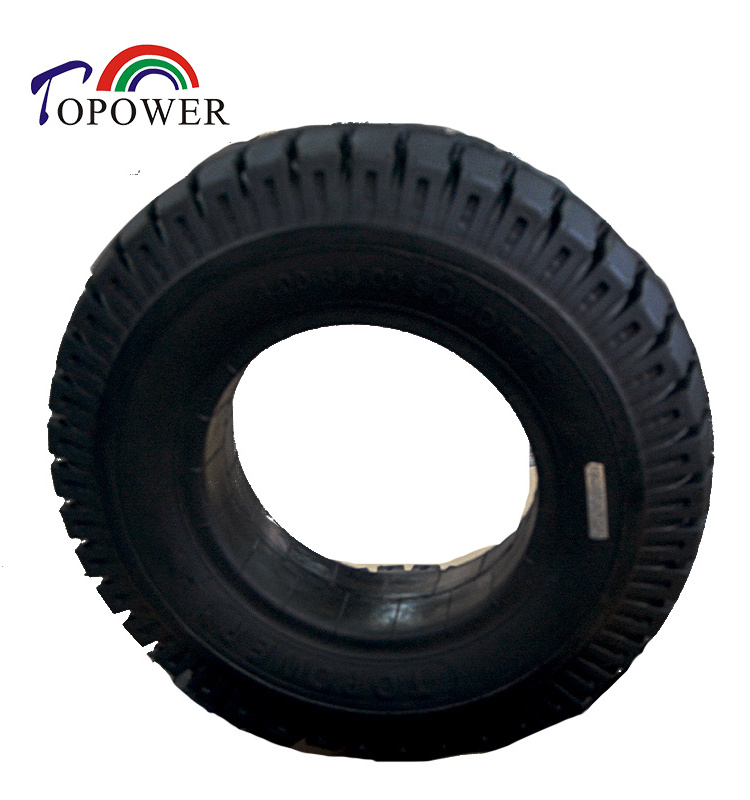 TOPOWER High quality trailer tire and wheel and  tire 4.00-8 tractor trailer tires