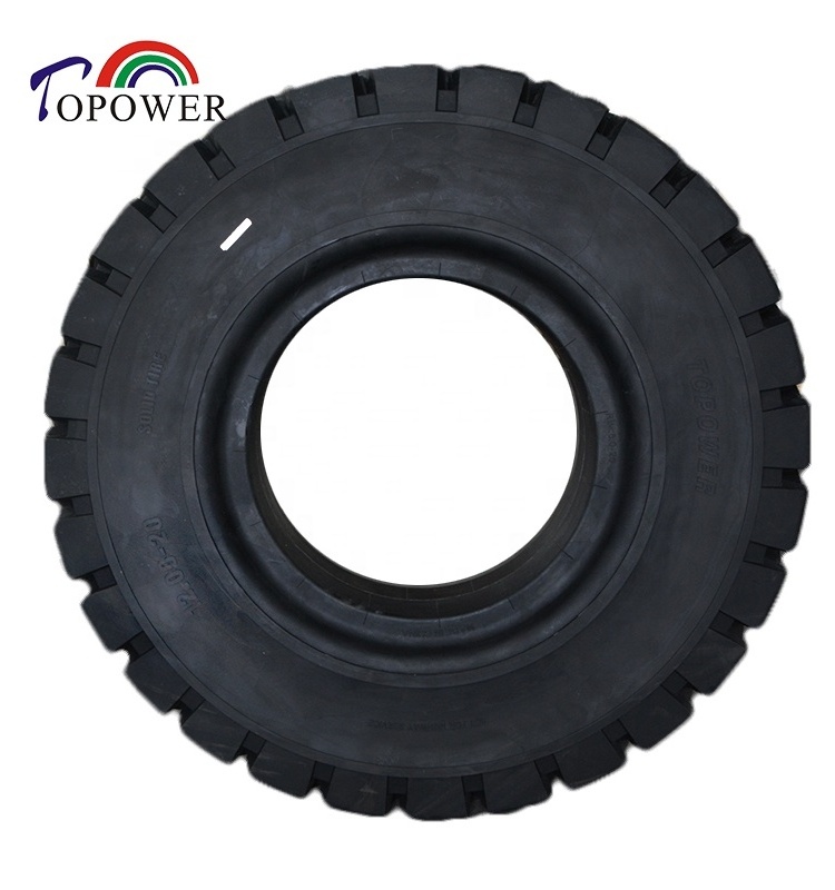 Factory Reach Stacker Solid Tires 12.00-20  12.00x20  12x20 Heavy Duty Truck Tire