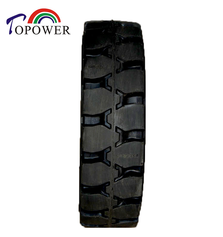 Natual Rubber Electric Forklift Solid Tyre 15X4 1/2-8 15x4.5-8