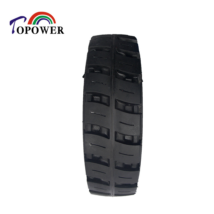 Hot sale forklift solid tyre with side hole 6.00-9