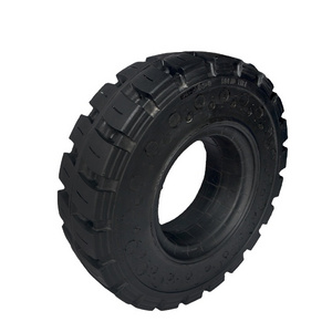 Hot sale forklift solid tyre with side hole 6.00-9