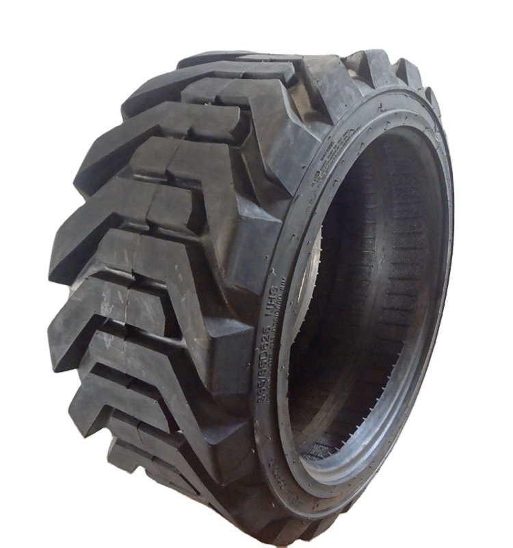 Outrigger tire 355/55d625 PU foam filled tyre for boom lift