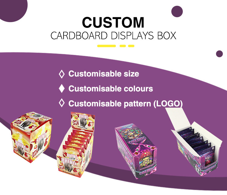 Custom Logo Slide Drawer 5 Packs King Size Cone Paper Tube CR Child Resistant Paperboard Packaging Box