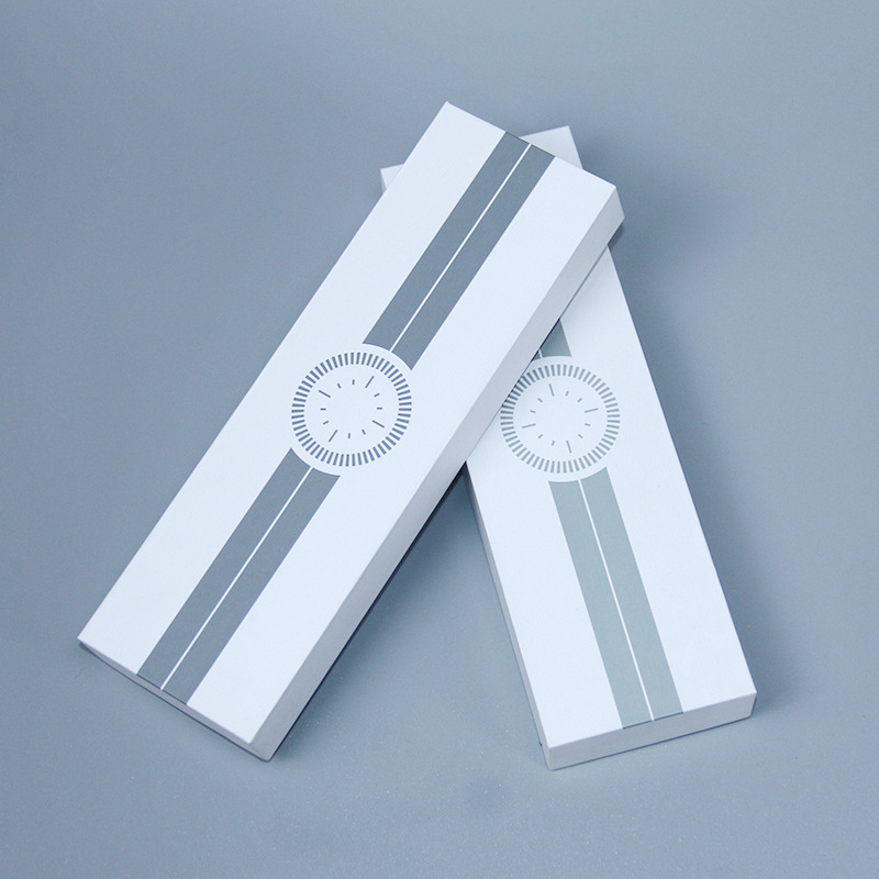 Customized Paper White Watch Strap Box Packaging for Apple Watch Strap Band