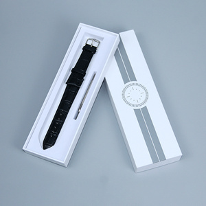 Customized Paper White Watch Strap Box Packaging for Apple Watch Strap Band