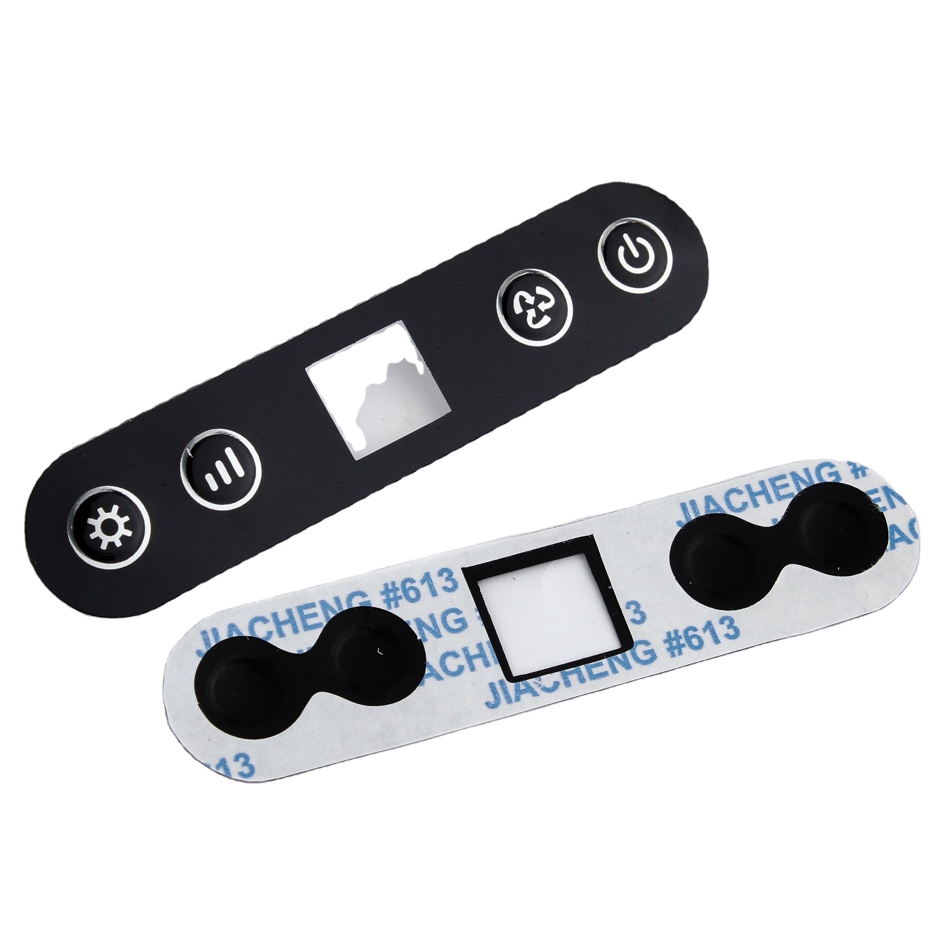 Customized label sticker embossed button panel keyboard switch graphic overlay keypad membrane switch panel