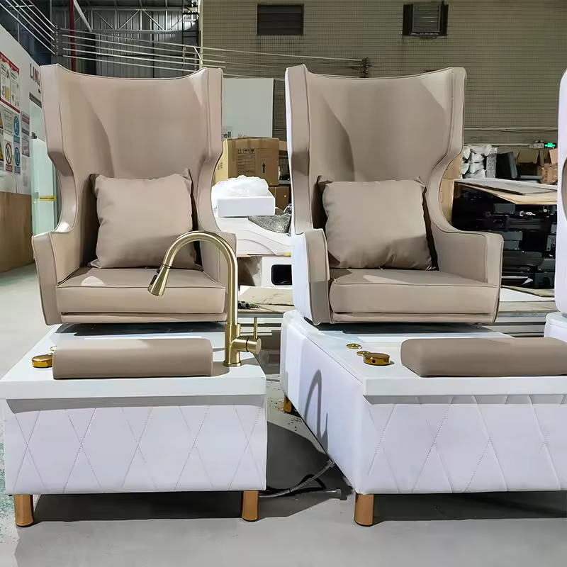 Trending Products 2024 New Arrivals Furniture Equipment Luxury Massage Spa Pedicure Chair With FRP Heating Tub