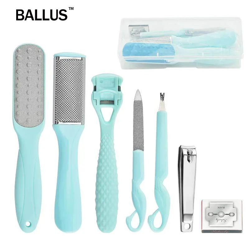 Personal Home Use 7 in 1 Pedicure Foot File Rasp Professional Callus Remover Foot File Kit