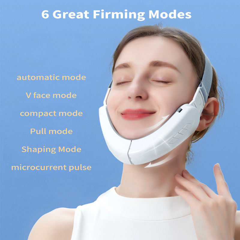 EMS V Shape Facial Lift Device Photon Therapy Slimming Face Massager Double Chin V Shape Face Lift Home Use Machine For Women