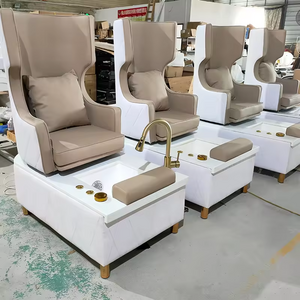 Trending Products 2024 New Arrivals Furniture Equipment Luxury Massage Spa Pedicure Chair With FRP Heating Tub