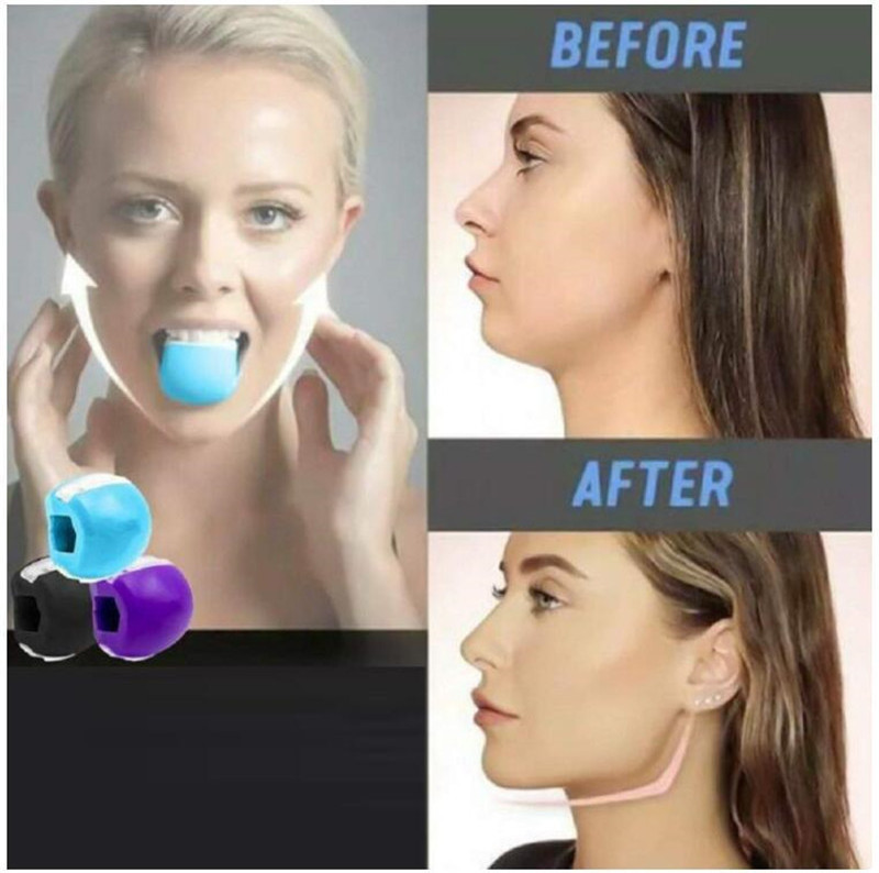 Promotional Fitness Ball Facial Silicone Jawline Jaw Line Exerciser For Mouth Neck Face