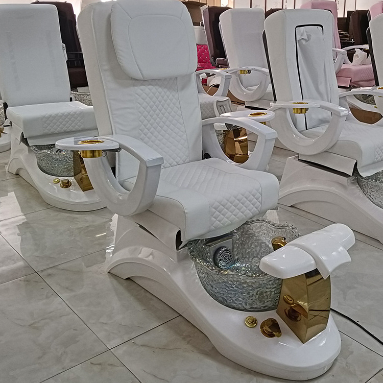 2023 Furniture Equipment Electric Massage Manicure Foot Spa Luxury Pedicure Chairs For Nail Salon