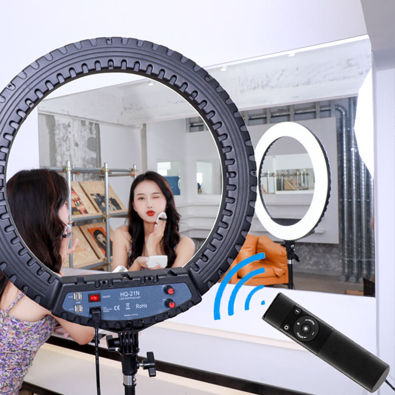 21 inch Tik Tok Ringlight Circle Beauty Makeup Selfie Ring Light Led Photographic Light With Tripod Stand