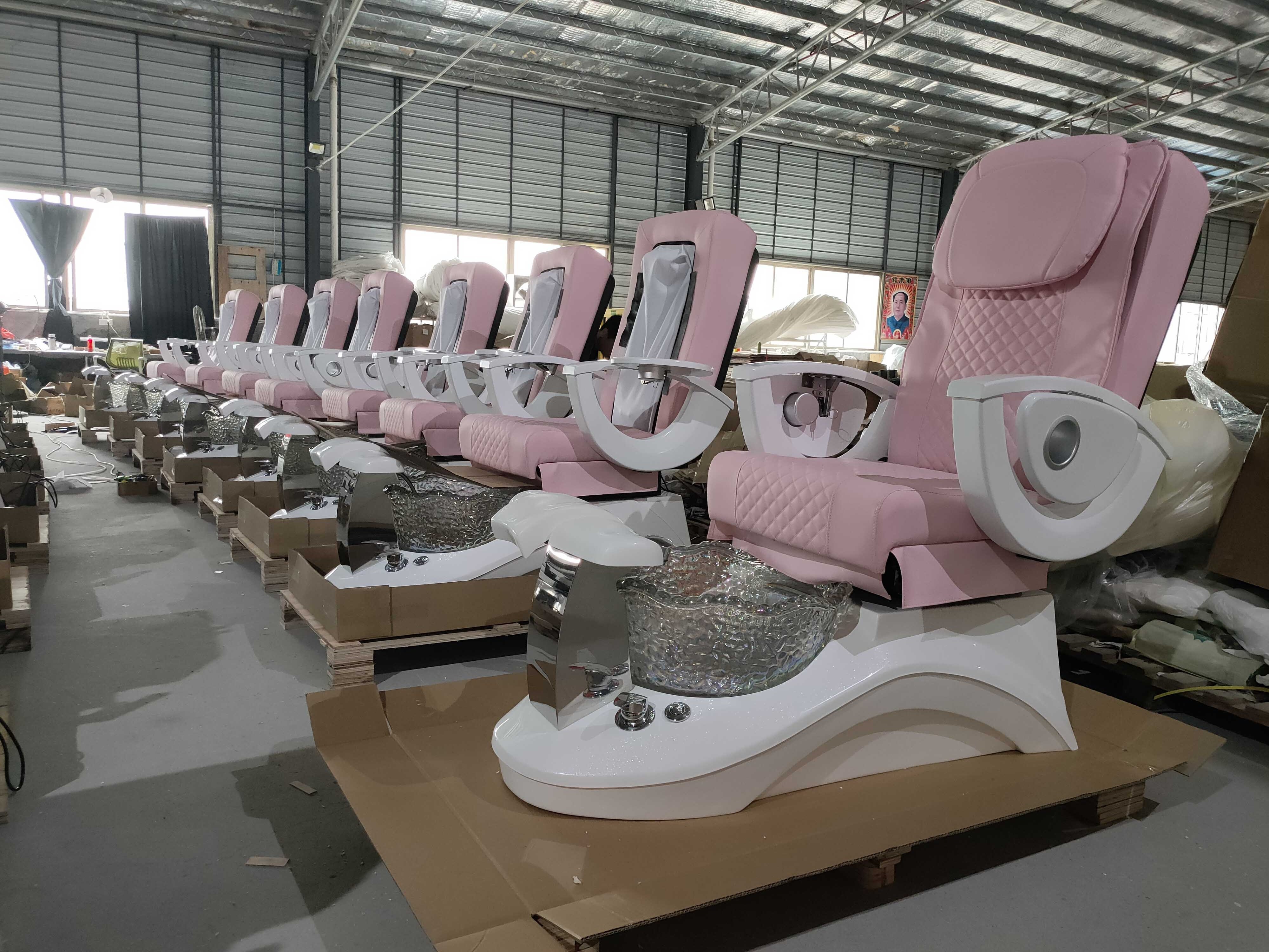 2023 Furniture Equipment Electric Massage Manicure Foot Spa Luxury Pedicure Chairs For Nail Salon