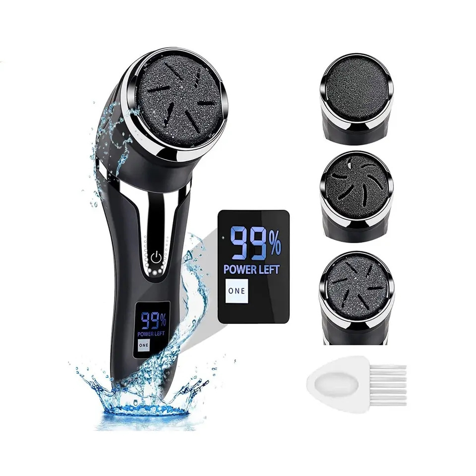 Electric Foot File Rechargeable Waterproof Foot Files Clean Tools Feet Care  Vacuum Callus Remover