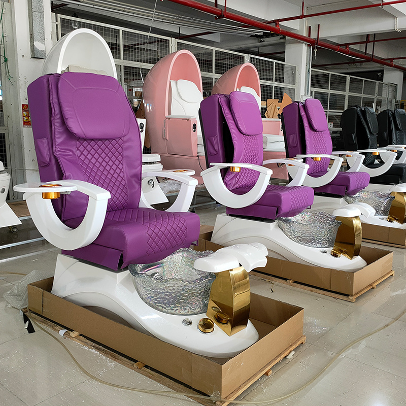 2023 Furniture Equipment Electric Massage Manicure Foot Spa Luxury Pedicure Chairs For Nail Salon